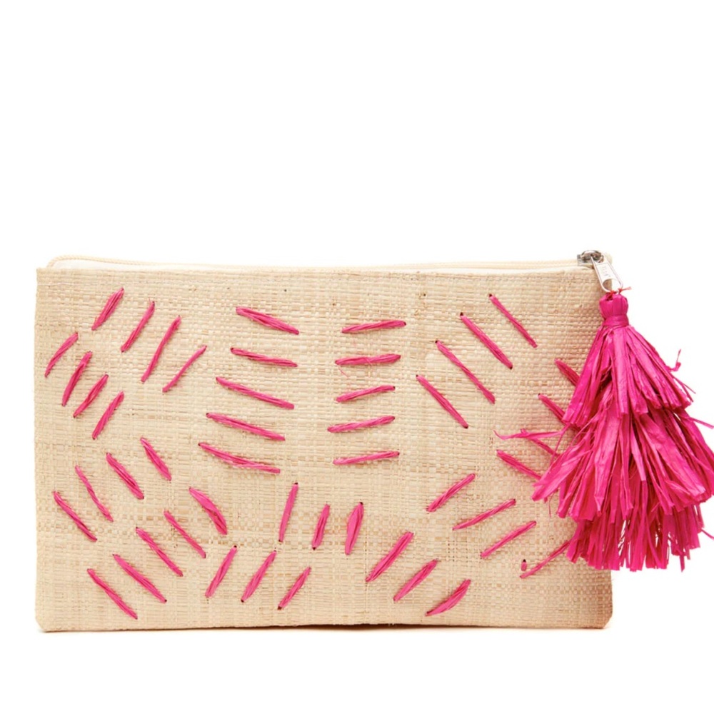 NWOT mar y sol Selva Clutch